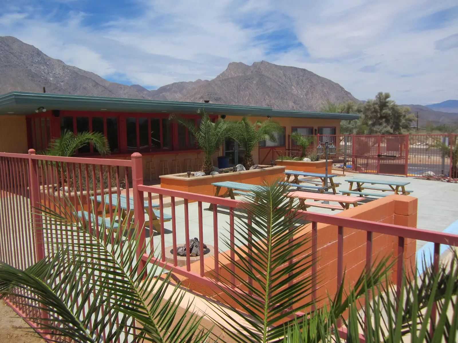 The clubhouse at Borrego Holiday Homes